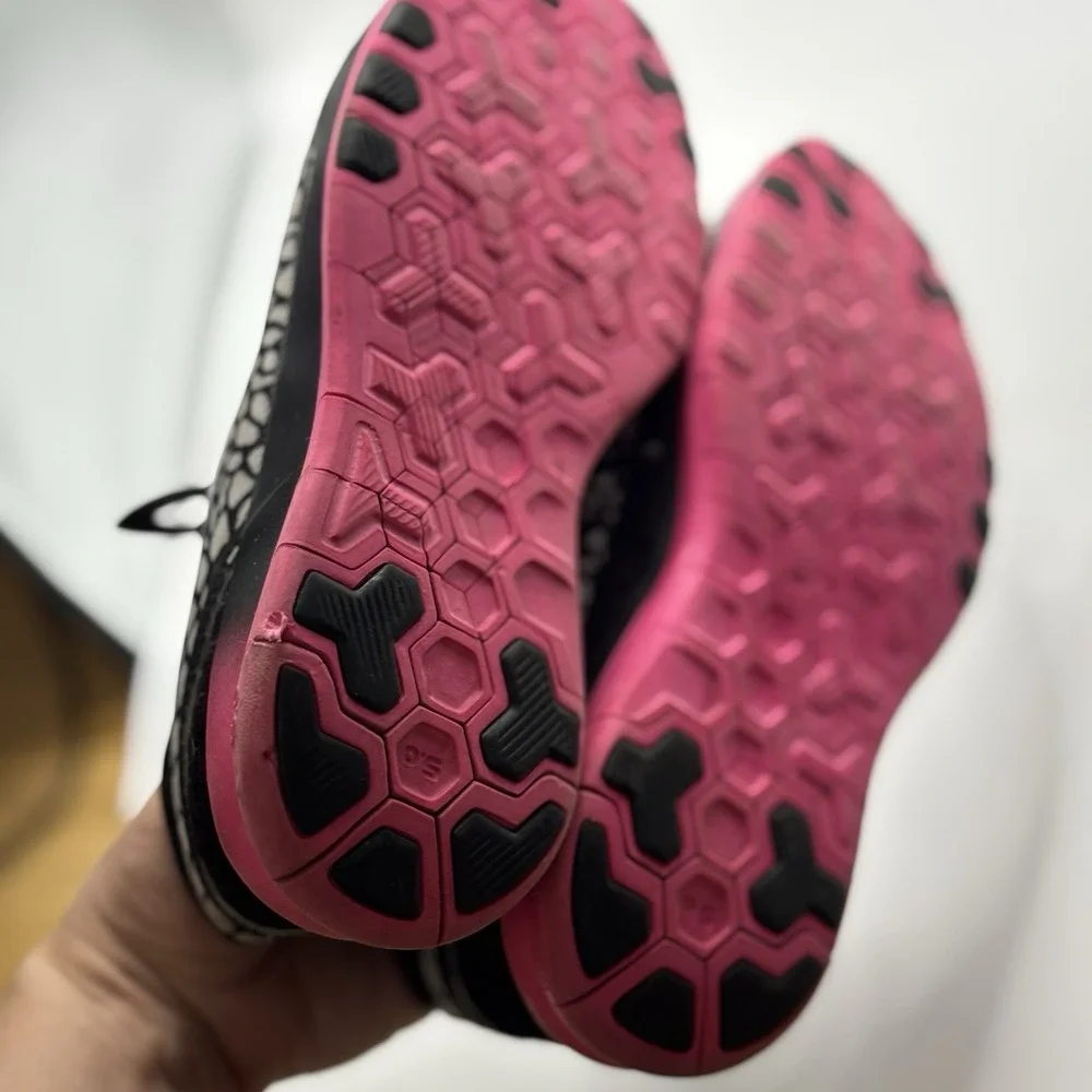 Nike Free 5.0‎ TR Fit 5 Print Black Pink Running Shoes 704695-012 Women's Size 6